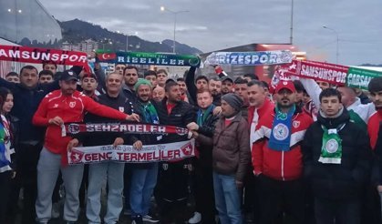 Rizespor Taraftarından Samsunsporlulara Anlamlı Jest