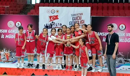 İlkadım Belediyesi U11 Kız Basketbol Takımı Samsun İkincisi Oldu