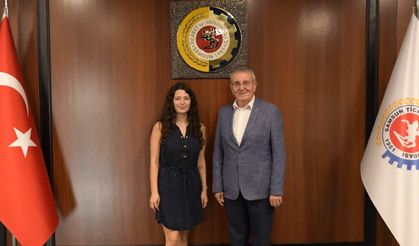Murzioğlu, Dünya Birincisi Aybüke Eldemir'i Ağırladı