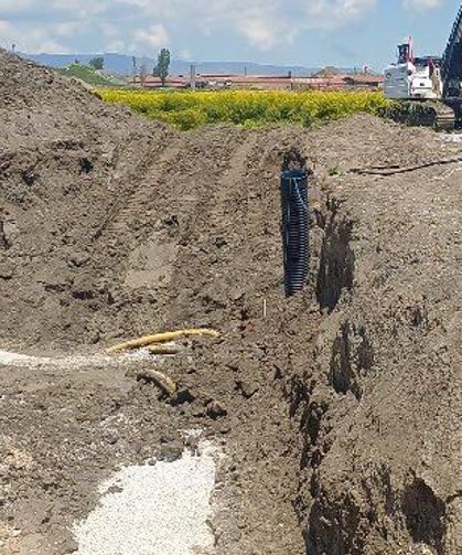 Temel kazısı sırasındaki göçük; 1 yaralı