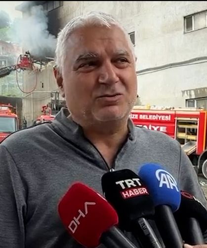 Rize'de çay fabrikasında çıkan yangın kontrol altına alındı