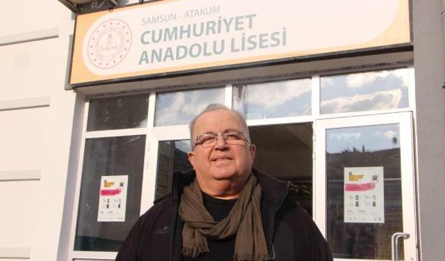 Samsun'da 44 Yıl Görev Yaptığı Okuldan Emekli Oldu
