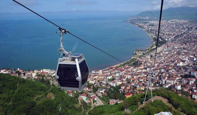 Ordu'da Antalya'daki Kaza Sonrası Teleferiğe Yoğun İlgi