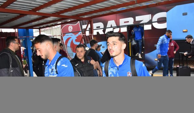Trabzonspor, İstanbul'a gitti
