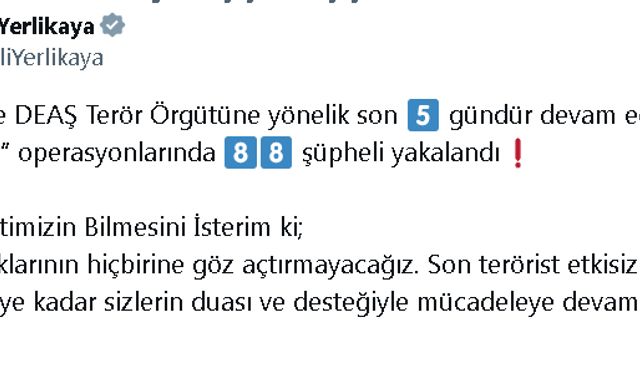 23 İlde DEAŞ Operasyonu: 88 Gözaltı