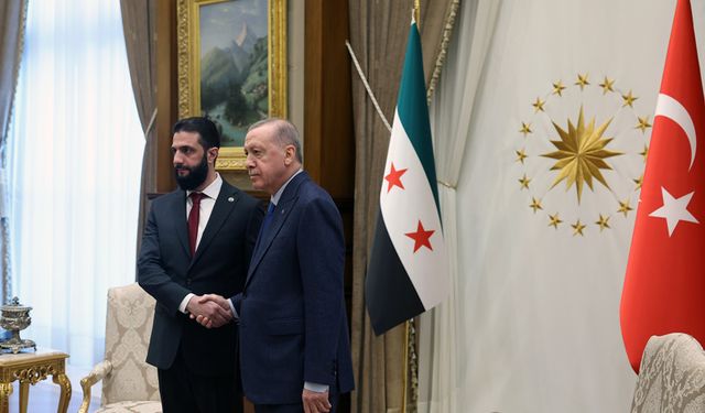 Cumhurbaşkanı Erdoğan, Ahmed Şara ile Bir Araya Geldi