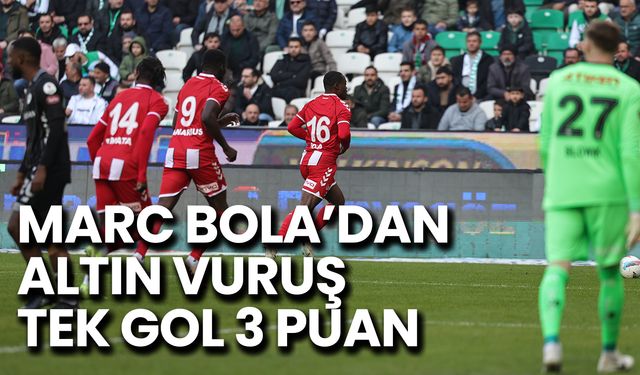 Marc Bola Attı Samsunspor Üç Puanı Kaptı