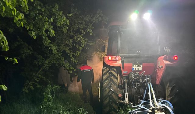 Düzce’de fındık bahçelerinde 'don ve buzlanma' ya karşı mücadele başlatıldı