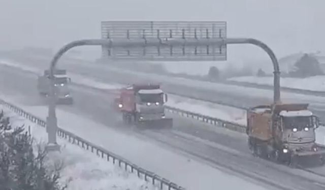 Karabük’te kar yağışı etkili oluyor