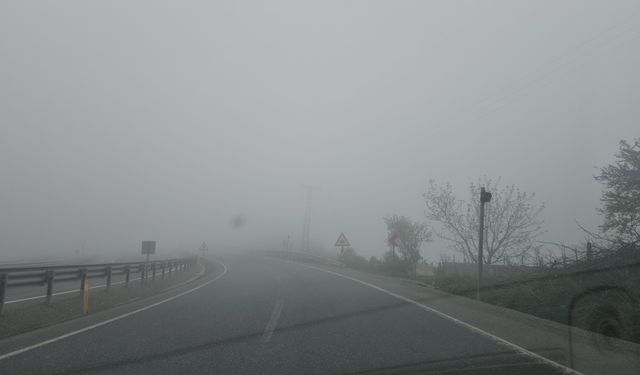 Zonguldak'ta yoğun sis