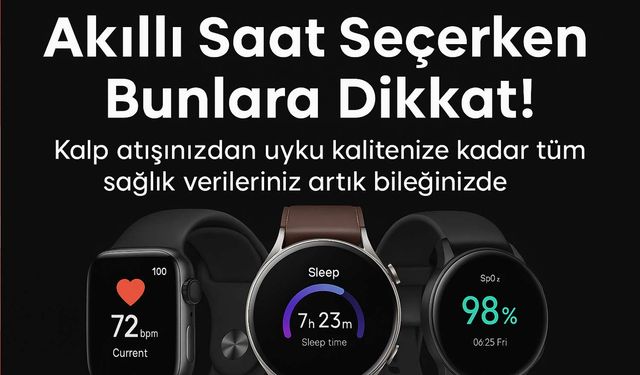 Akıllı Saat Seçerken Nelere Dikkat Etmeli? Sağlıklı Yaşam İçin En Doğru Rehber!
