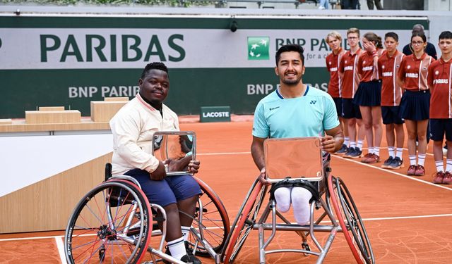 Ahmet Kaplan Roland Garros Quad kategorisinde ikinci oldu