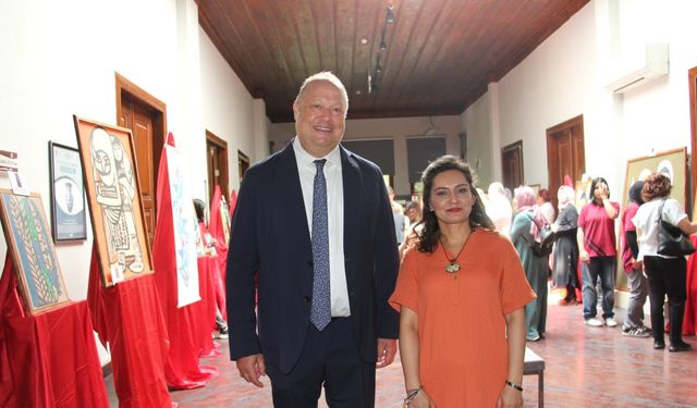 'İki Fırça Tek Yürek, Bedri Rahmi- Eren Eyüboğlu' resim sergisi açıldı