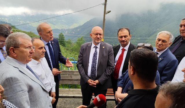 TBMM Zirai Don Olayını Araştırma Komisyonu üyeleri, Giresun'da fındık bahçelerini inceledi