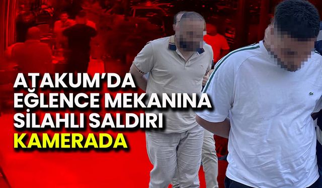 Atakum’da Eğlence Mekanına Silahlı Saldırı Kamerada