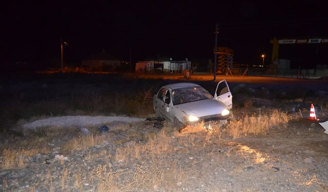 Ehliyetsiz ve alkollü sürücünün aracı takla attı: 1 ölü, 1 yaralı