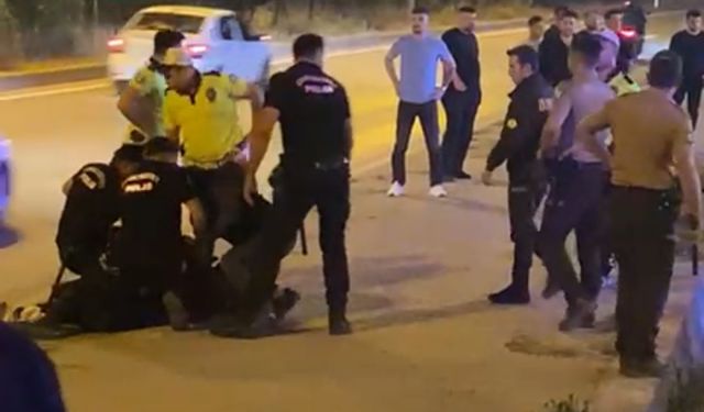 Polise mukavemet kamerada; 3 tutuklama