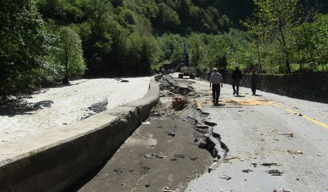 Sel gitti çöpü kaldı; rengi değişen baraj gölü odunlarla doldu