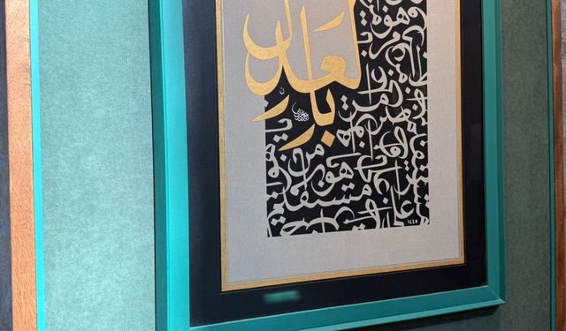 Âdil-i Mutlak Hat Eserleri Sergisi Malatya'da sanatseverlerle buluştu