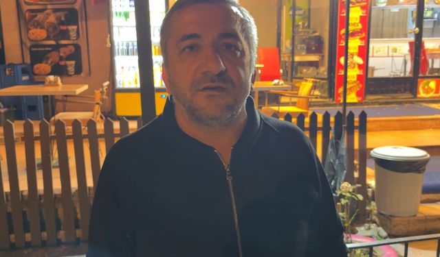 Bolu'da dönerciye sopalı ve yumruklu saldırı kamerada: 1 yaralı