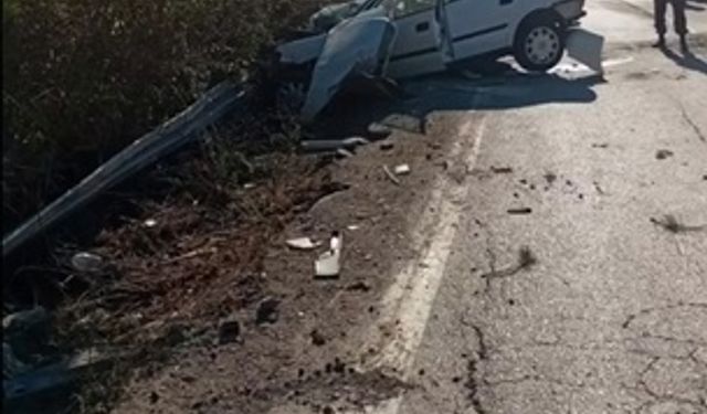 Bolu'da otomobil ile kamyon çarpıştı; 1 ölü