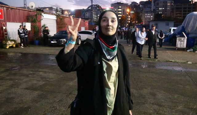 Doğu Karadeniz'de Sumud filosuna destek