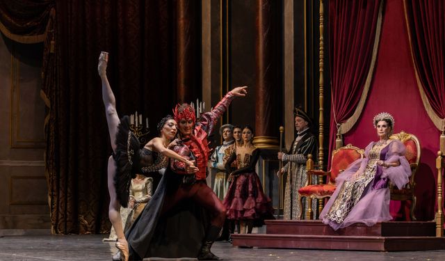 İstanbul- 'Kuğu Gölü' balesi AKM'de prömiyer yaptı