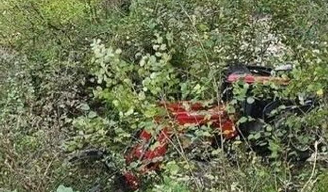 Ordu'da yoldan çıkıp 300 metre yuvarlanan traktörün sürücüsü öldü