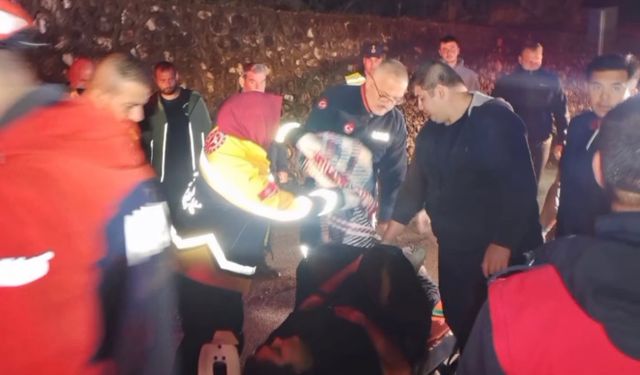 Otomobil, bariyerlere çarptı; baba ile 3 çocuğu yaralandı