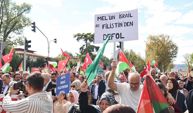 Sakarya'da Filistin'e destek yürüyüşü