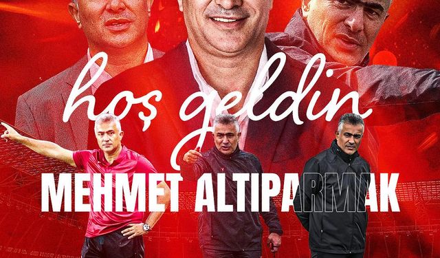Sivasspor'un yeni teknik direktörü Mehmet Altıparmak oldu