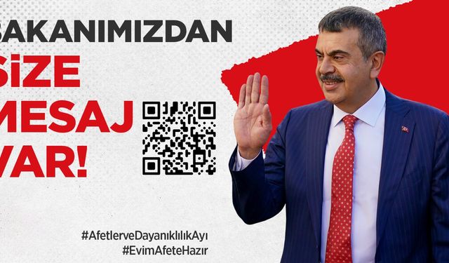 Tüm okullarda eş zamanlı afetlere hazırlık tatbikatı düzenlenecek