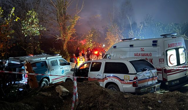 Ordu'da taş ocağında göçük meydana geldi; 2 kişi enkaz altında kaldı (5)