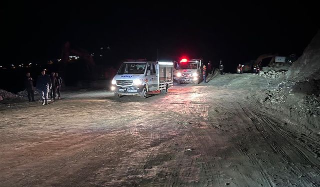Sivas'ta maden ocağında göçük; Şantiye müdürü göçük altında kaldı