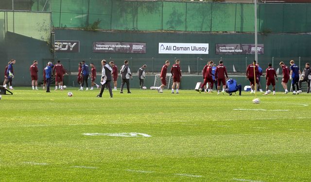 Trabzonspor'da Konyaspor maçı hazırlıkları start aldı