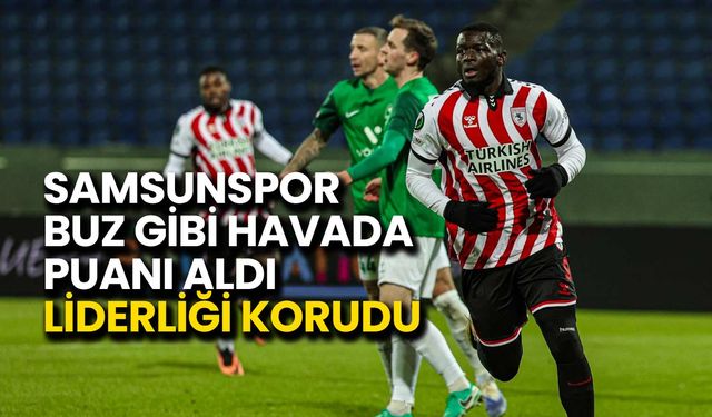 Samsunspor Avrupa'da Liderliğini Sürdürdü: 2-2