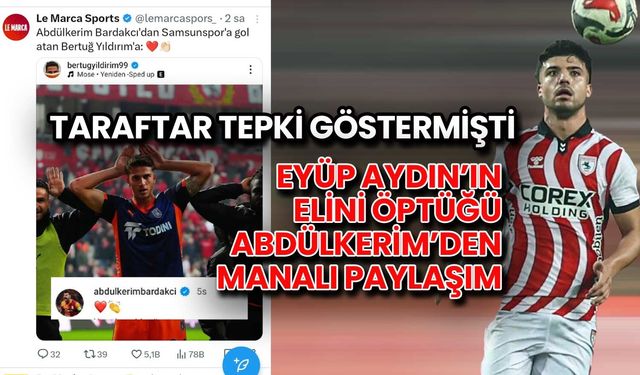 Abdülkerim Bardakcı’dan Samsunspor’a Manalı Mesaj