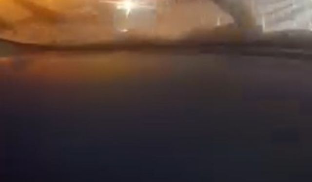 Bolu Dağı Tüneli çıkışında 6 aracın karıştığı zincirleme kaza kamerada