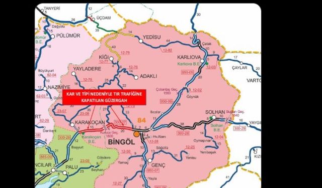 Karlıova'da yoğun kar; 10 köy yolu kapandı (3)