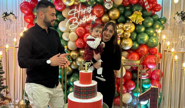 Miray bebek gen tedavisi sonrası ilk yaş gününü kutladı