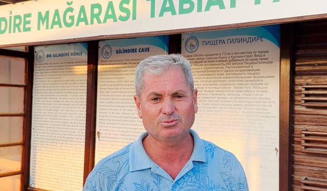 Şahika Ercümen'in de daldığı Aynalıgöl Mağarası, bu yıl 60 bin ziyaretçiyi ağırladı