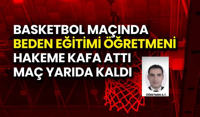Samsun’da Öğretmen Oyuncu, Maçın Hakemine Kafa Attı