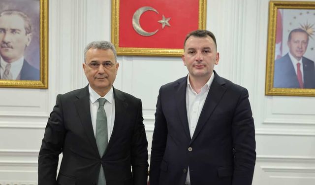 Başkan İhsan Kurnaz, Başkan Harun Kalıntaş’ı Ağırladı