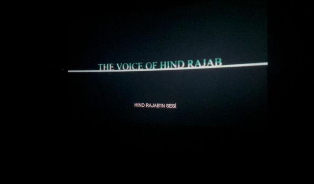 Ankara'da 'Hind Rajab'ın Sesi' filminin özel gösterimi gerçekleştirildi