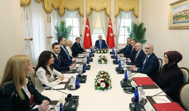 Cumhurbaşkanı Erdoğan, Balkan ülkeleri dışişleri bakanlarını kabul etti