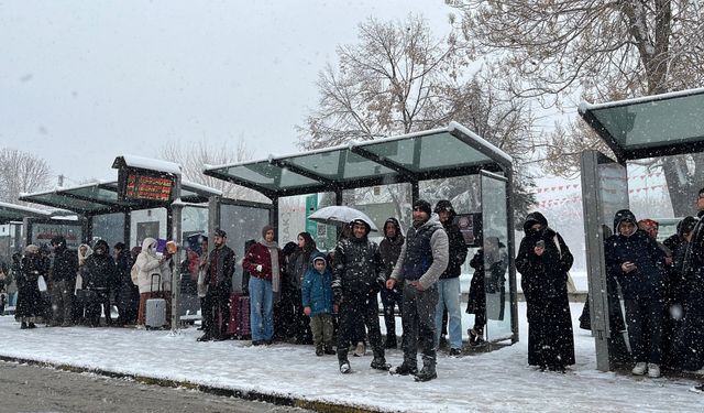 Gaziantep'te kar yağışı