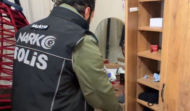 Malatya'da uyuşturucu operasyonu; 13 tutuklama