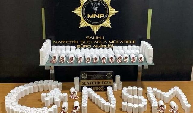 Manisa'da 11 bin uyuşturucu hap ele geçirildi