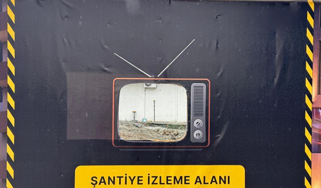 Ordu’da Şantiye Televizyona Döndü, Vatandaşlar İzliyor
