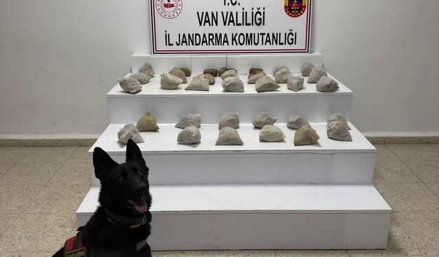 Van'da 24 kilo eroin ele geçirildi